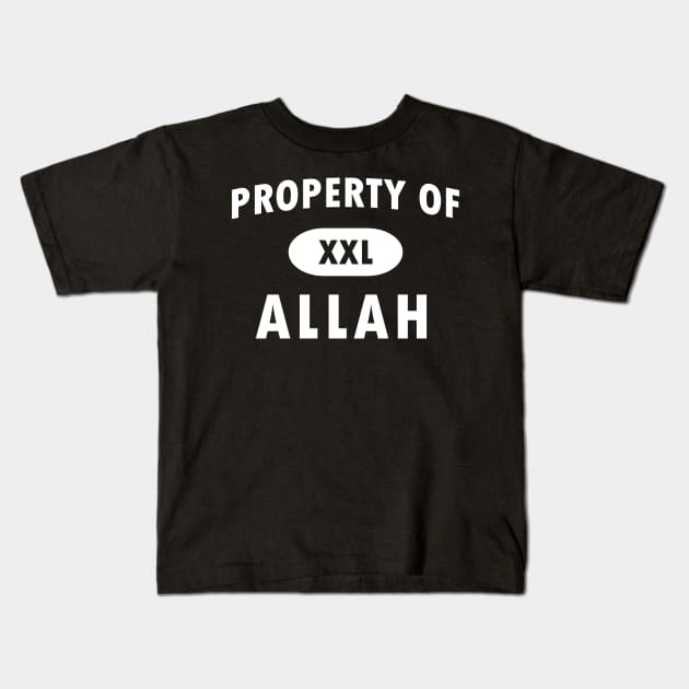 Property of Allah Kids T-Shirt by Hason3Clothing